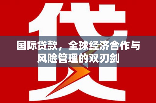 褒忠国际贷款，全球经济合作与风险管理的双刃剑