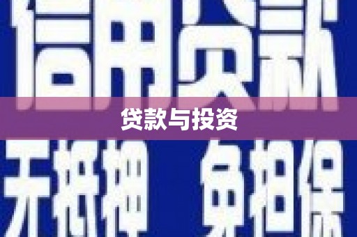 褒忠贷款与投资