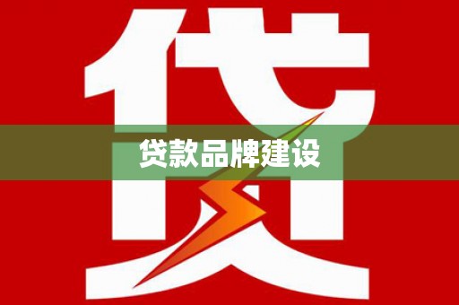褒忠贷款品牌建设