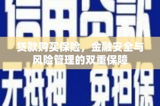 褒忠贷款购买保险，金融安全与风险管理的双重保障