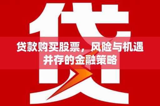 褒忠贷款购买股票，风险与机遇并存的金融策略