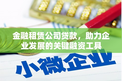褒忠金融租赁公司贷款，助力企业发展的关键融资工具