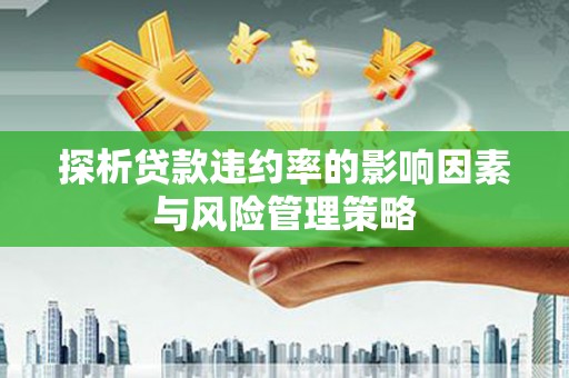 褒忠探析贷款违约率的影响因素与风险管理策略