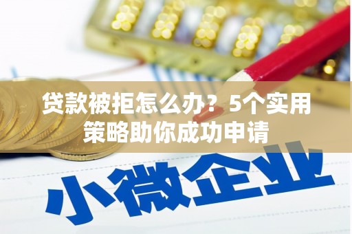 褒忠贷款被拒怎么办？5个实用策略助你成功申请