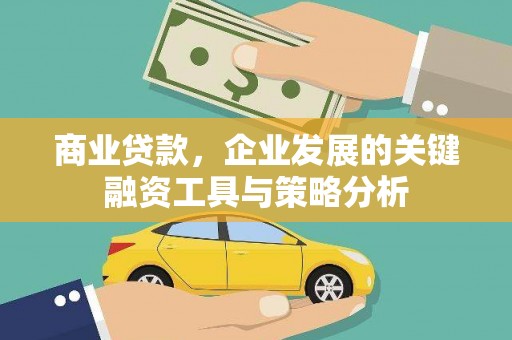 褒忠商业贷款，企业发展的关键融资工具与策略分析