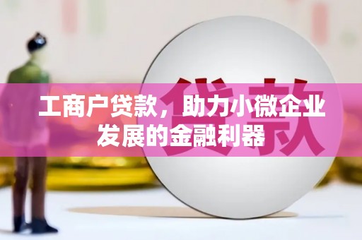 褒忠工商户贷款，助力小微企业发展的金融利器