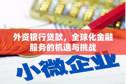 褒忠外资银行贷款，全球化金融服务的机遇与挑战
