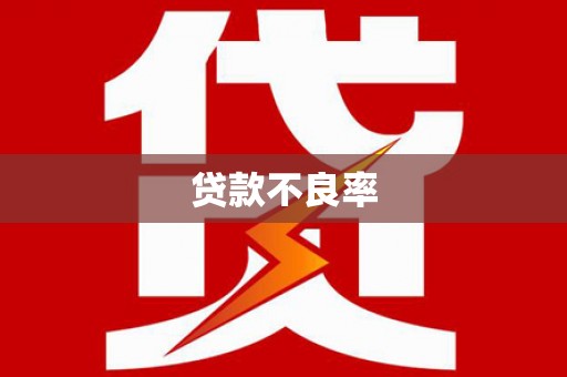 褒忠贷款不良率
