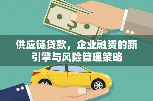 褒忠供应链贷款，企业融资的新引擎与风险管理策略