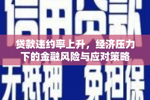 褒忠贷款违约率上升，经济压力下的金融风险与应对策略