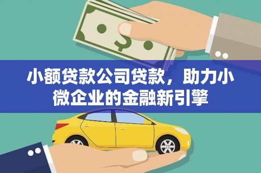 褒忠小额贷款公司贷款，助力小微企业的金融新引擎