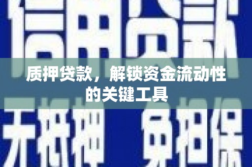 褒忠质押贷款，解锁资金流动性的关键工具