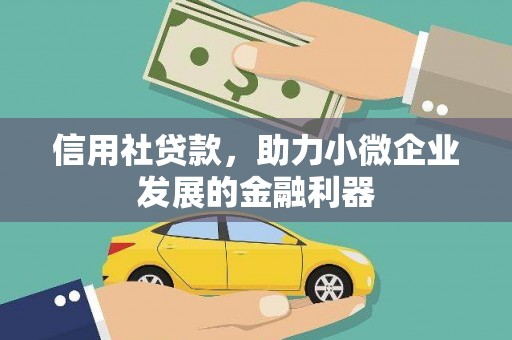 褒忠信用社贷款，助力小微企业发展的金融利器