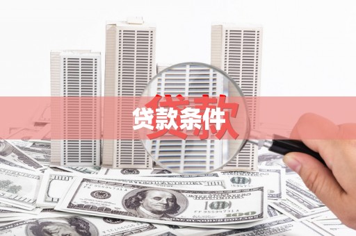 褒忠贷款条件