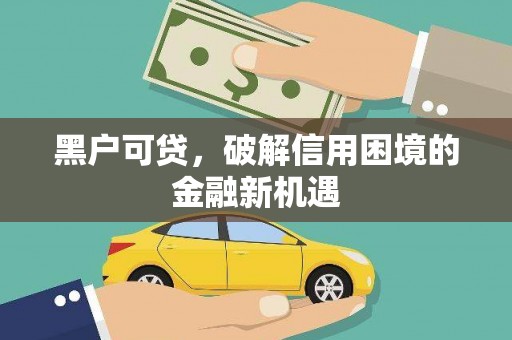 褒忠黑户可贷，破解信用困境的金融新机遇