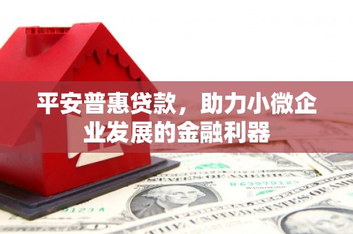 褒忠平安普惠贷款，助力小微企业发展的金融利器