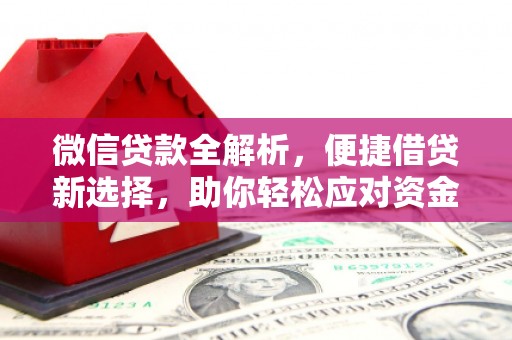 褒忠微信贷款全解析，便捷借贷新选择，助你轻松应对资金需求